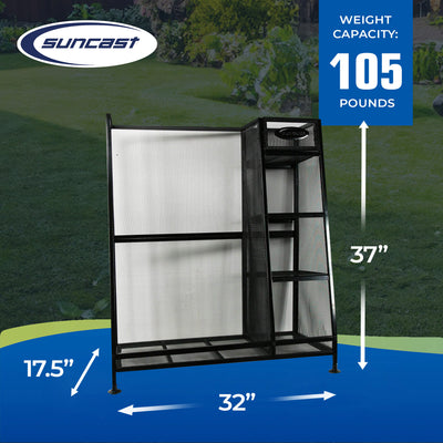 Suncast Metal Complete Golf Bag Organizer for Garage w/ Shelves & Bin (2 Pack) - VMInnovations