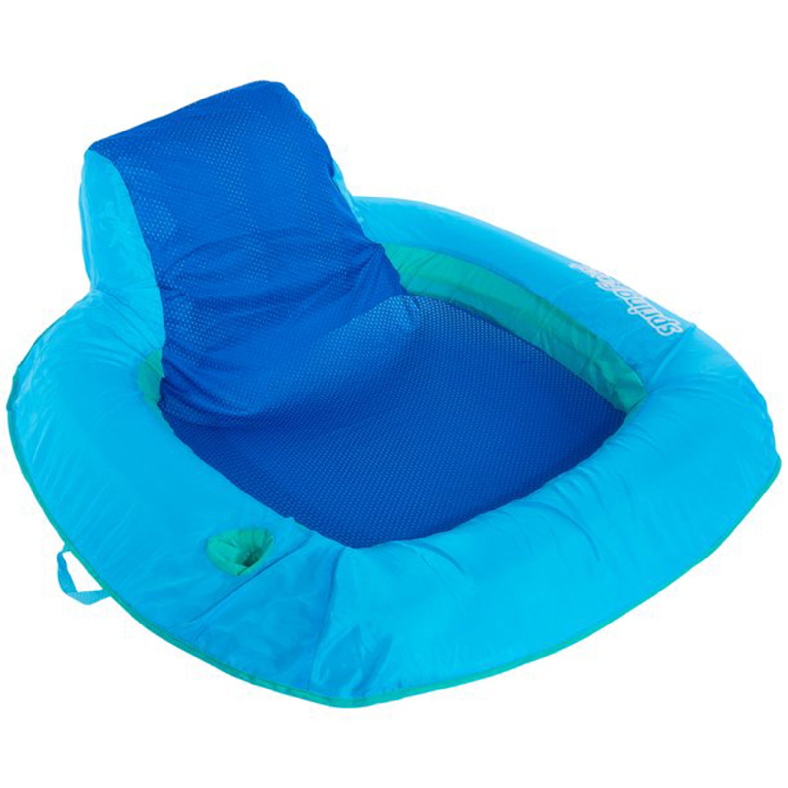 SwimWays Spring Float SunSeat Water Pool Summertime Relaxation Lounge Seat, Blue - VMInnovations