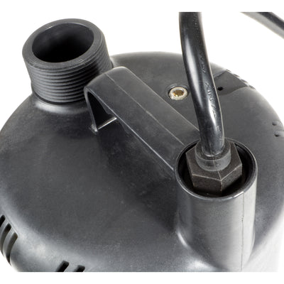 Eco Flo 1/2 HP 3180 GPH Manual Submersible Thermoplastic Utility Pump (Open Box)