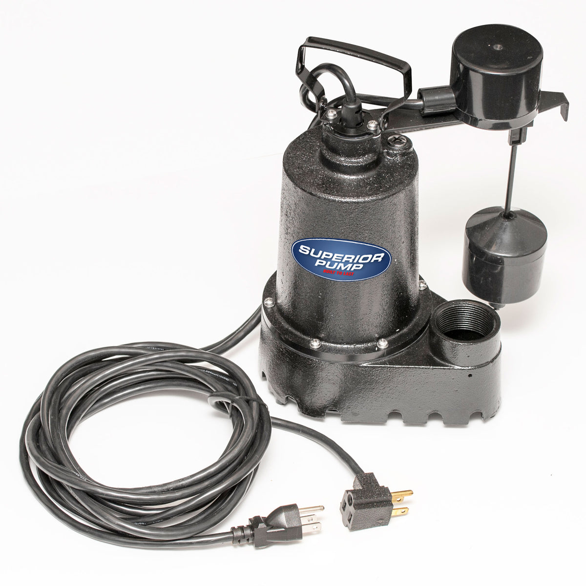 Superior Pump 1/2 HP Float Switch Cast Iron Submersible Sump Pump (Open Box)