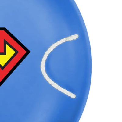 26" Heavy Duty Superman Metal Saucer Sled with Rope Handles (Used) - VMInnovations
