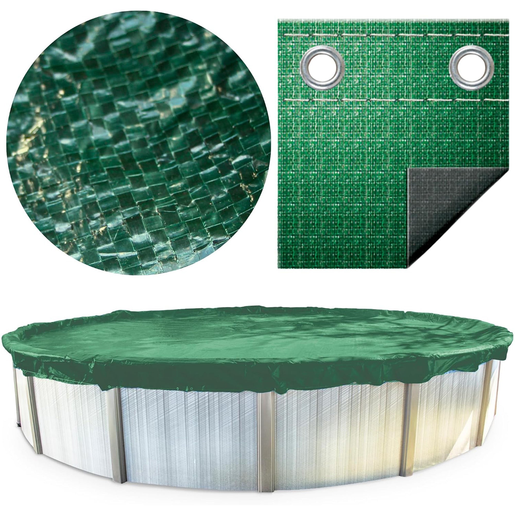 Swimline Hydrotools Winter Cover for 28' Above Ground Round Pools (Open Box) - VMInnovations