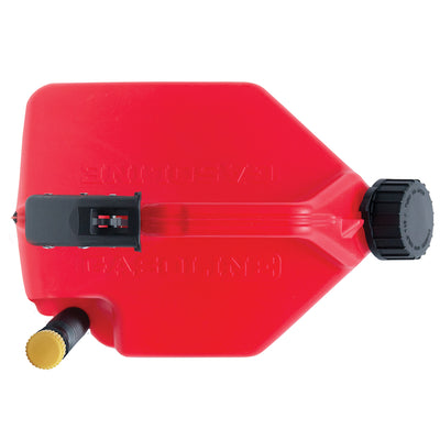 SureCan 2 Gallon Controlled Flow Gasoline Fuel Can with Rotating Nozzle, Red