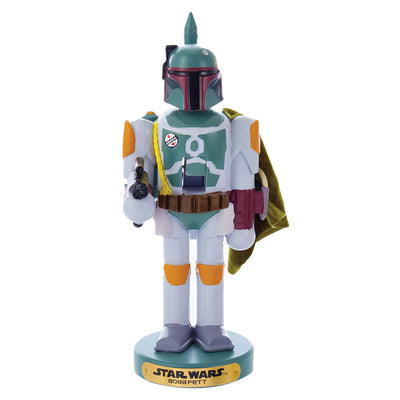 Kurt Adler 10 In Star Wars Boba Fett Nutcracker Figurine for Fans and Collectors