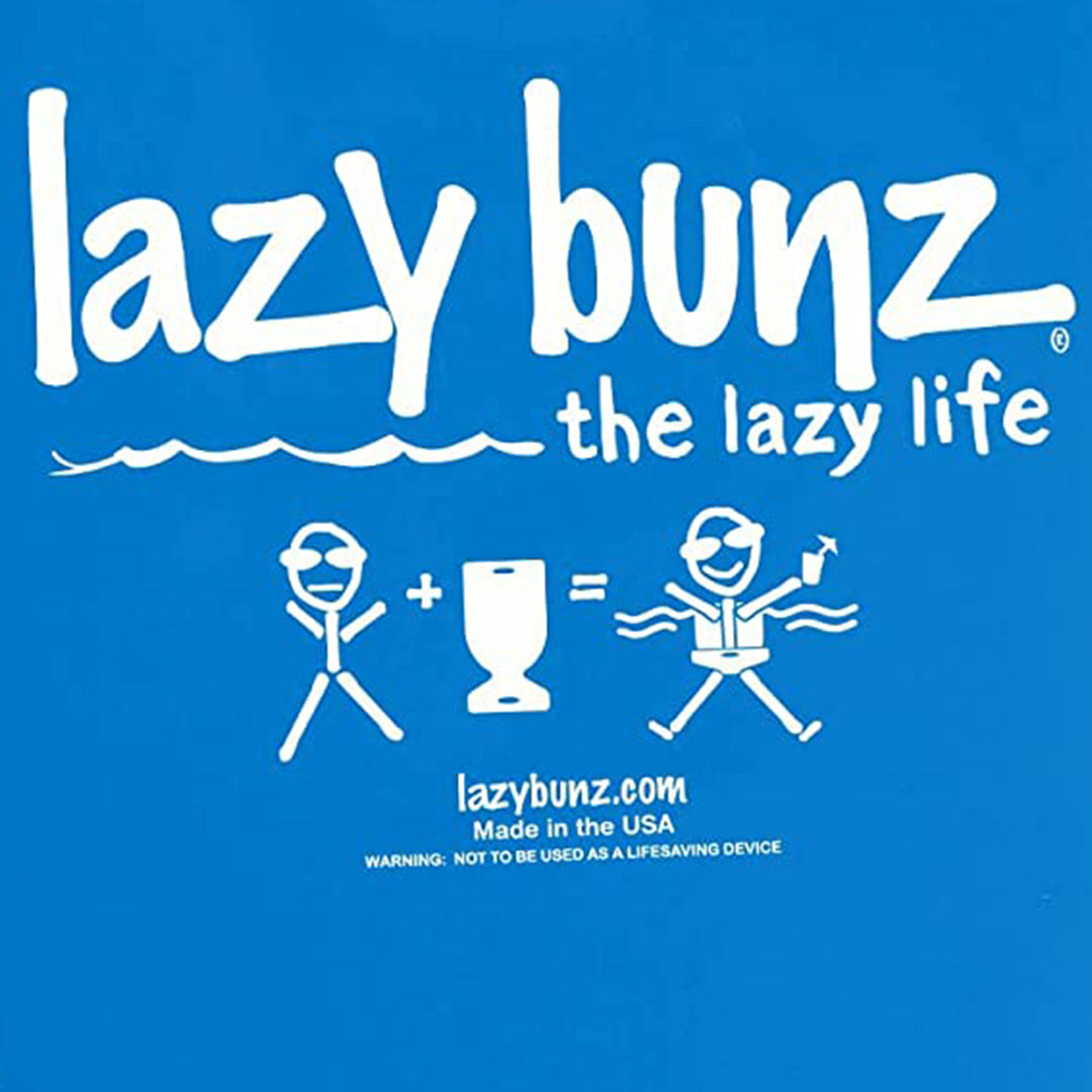 TRC Recreation Lazy Bunz Foam Water Saddle Pool Float, Bahama Blue (Open Box)