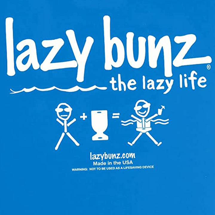 TRC Recreation Lazy Bunz Foam Water Saddle Pool Float, Bahama Blue (Open Box)