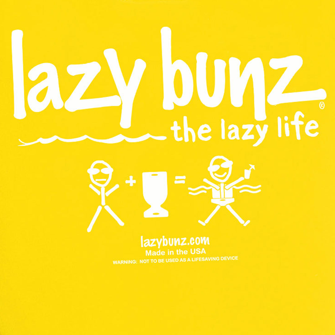 TRC Lazy Bunz Foam Water Saddle Swimming Pool Lounger Float, Yellow (Open Box) - VMInnovations