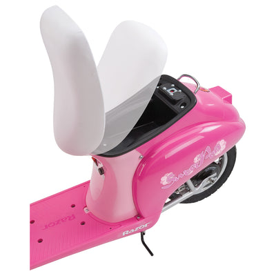 Razor Miniature Euro 24V 250W Electric Retro Scooter with Protective Gear, Pink - VMInnovations