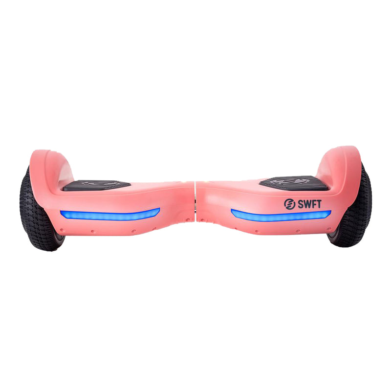 Ride SWFT Blaze Self Balancing Hoverboard Scooter w/ LED and 6.5 In Wheels, Pink
