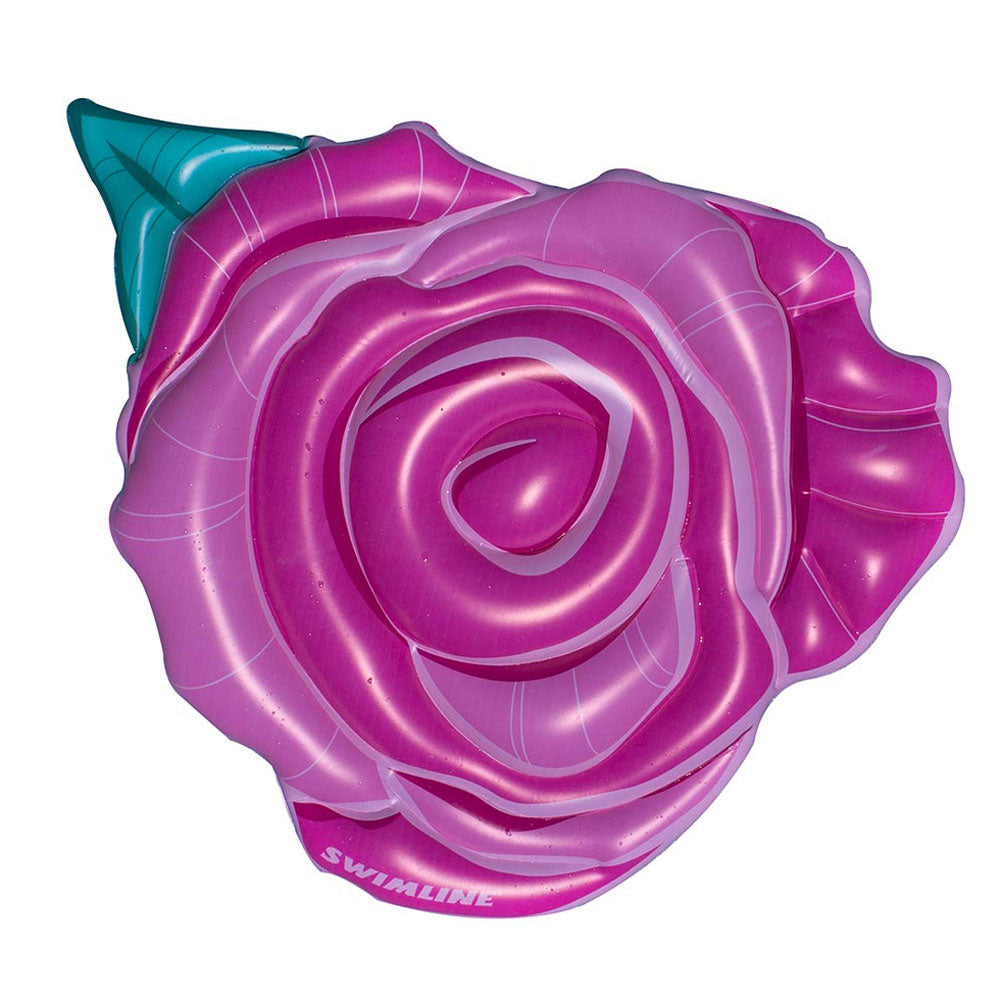 Swimline 2 Person Inflatable Rose Flower Swimming Pool Float, Pink (Open Box)