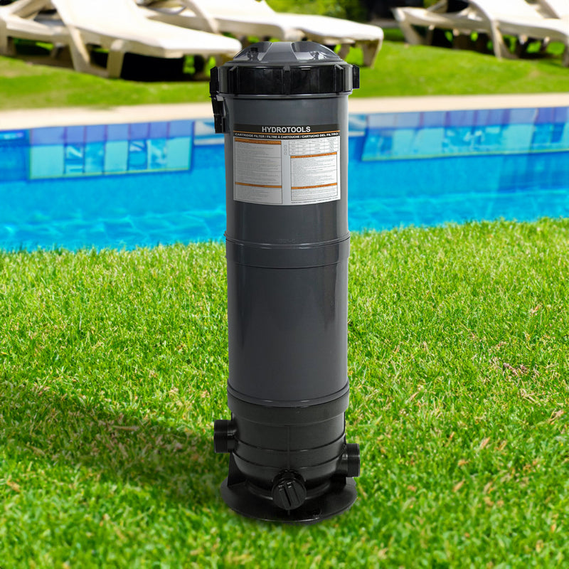 Swimline HydroTools 70 Sq Ft Sure Flo Cartridge Pool Filter Tank and Elements