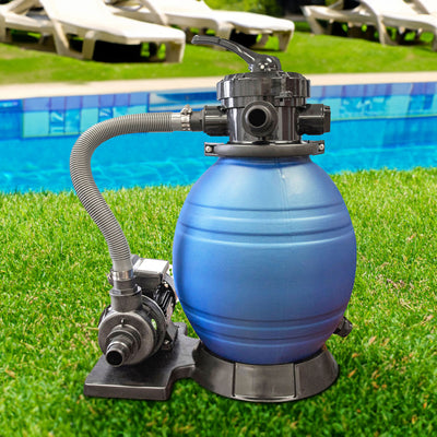 Sand Master Above Ground Swimming Pool 12" Sand Filter with Pump (For Parts)