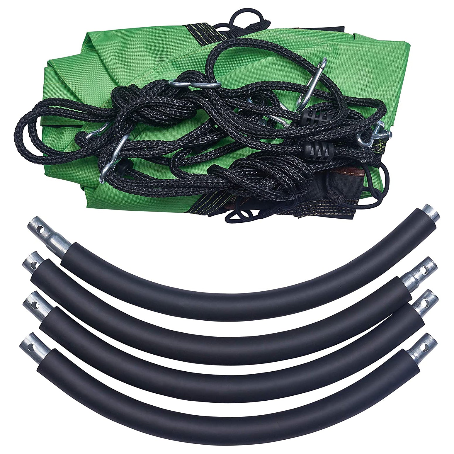 Swinging Monkey Giant 30" Weatherproof Bungee Tree Saucer Swing, Green (Used) - VMInnovations