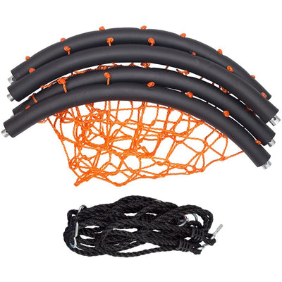 Swinging Monkey Giant 40" Spider Web Outdoor Tree Saucer Swing, Orange (2 Pack) - VMInnovations
