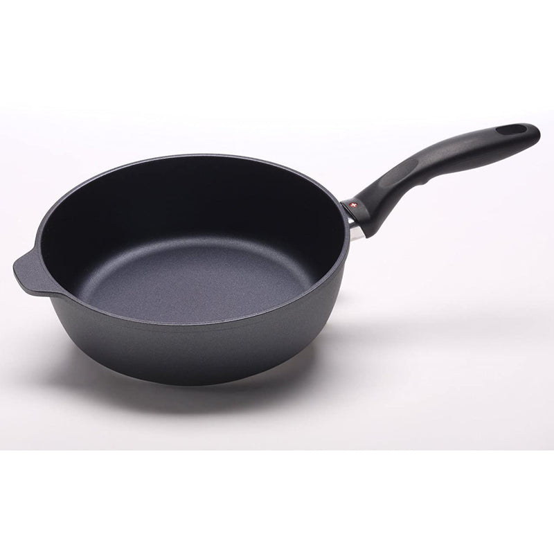 Swiss Diamond Nonstick Saute Skillet w/Glass Lid Cover, 3.2 Quarts (Open Box)