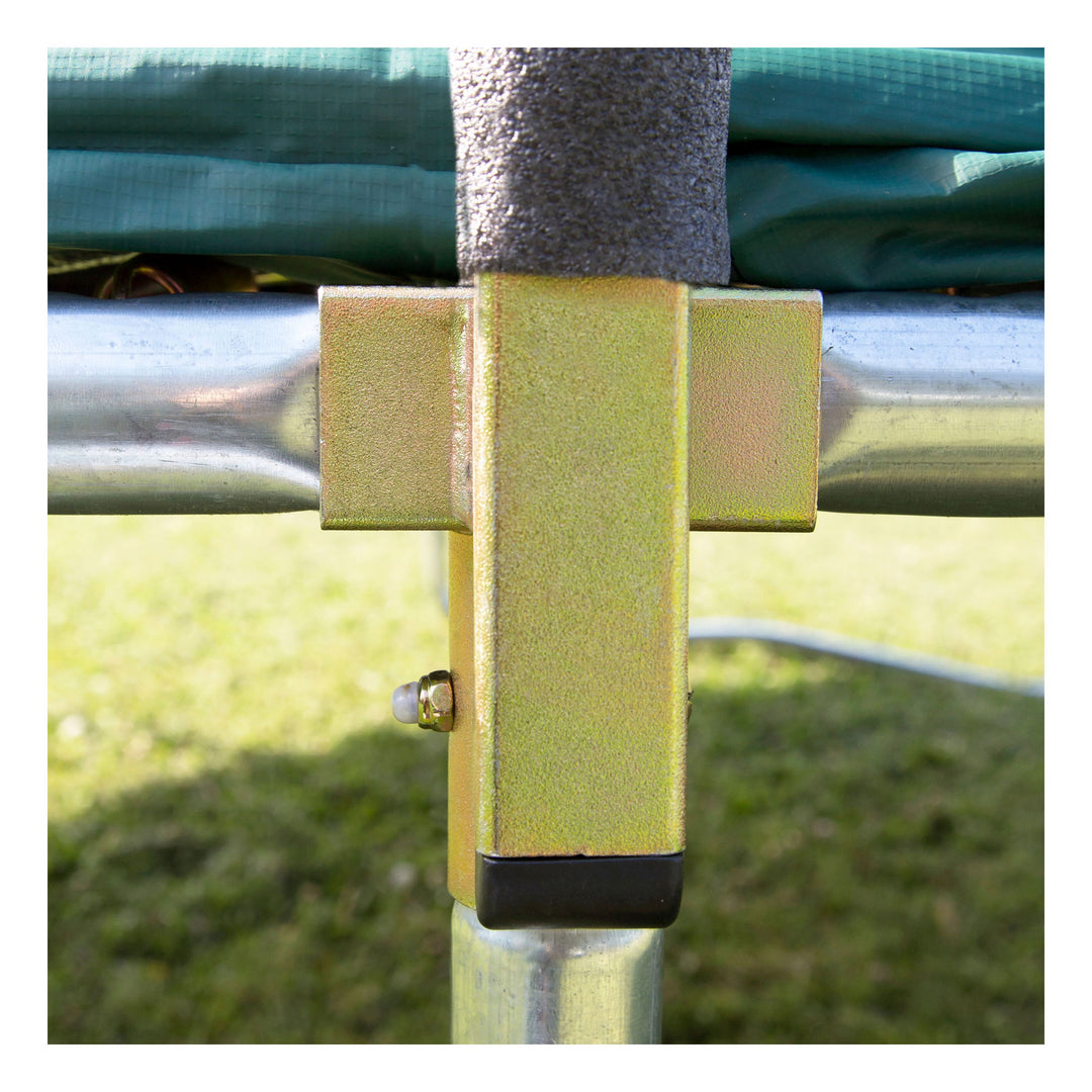 Skywalker Trampolines 10ft Outdoor Trampoline w/Enclosure, Green (For Parts) - VMInnovations