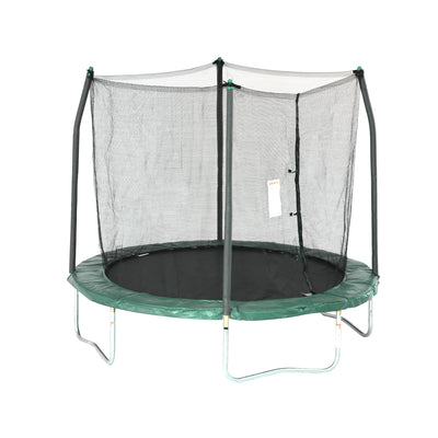Skywalker Kids 8 Ft Round Trampoline Safety Net Enclosure, Green (Open Box)