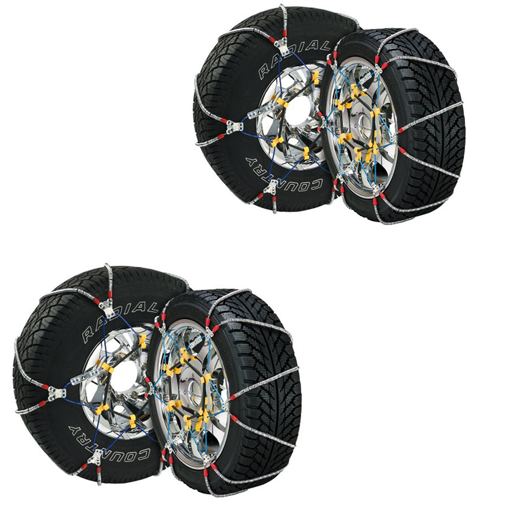 Security Chain SZ429 Super Z6 Car Truck Snow Radial Cable Tire Chain, 4 Pack - VMInnovations