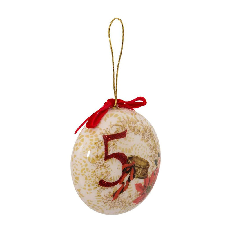 Kurt Adler 12 Piece Holiday 85mm Decoupage Ball Decorative Tree Ornament Set
