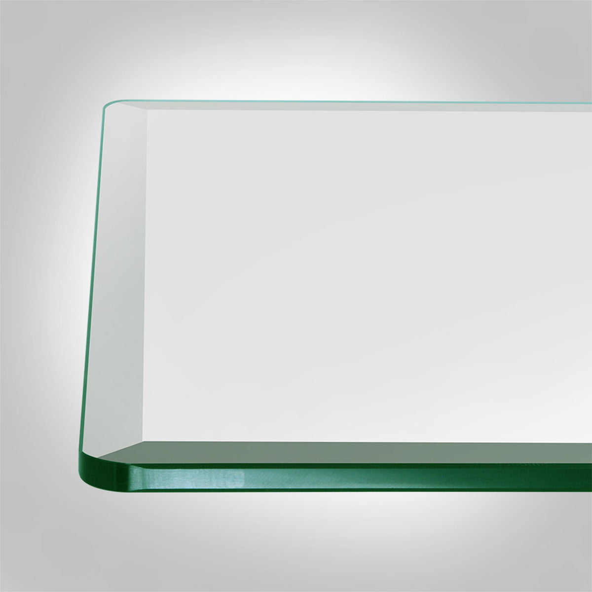 Dulles 30" Square Beveled Edge 1/2" Thick Tempered Glass Table Top (Open Box)