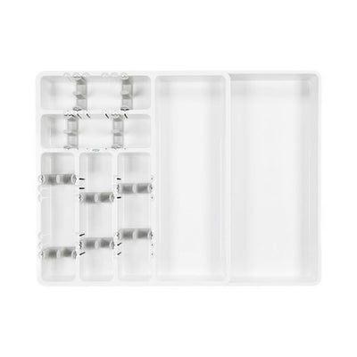 OXO Good Grip Expandable Utensil Storage Organizer, White (Open Box) (2 Pack)