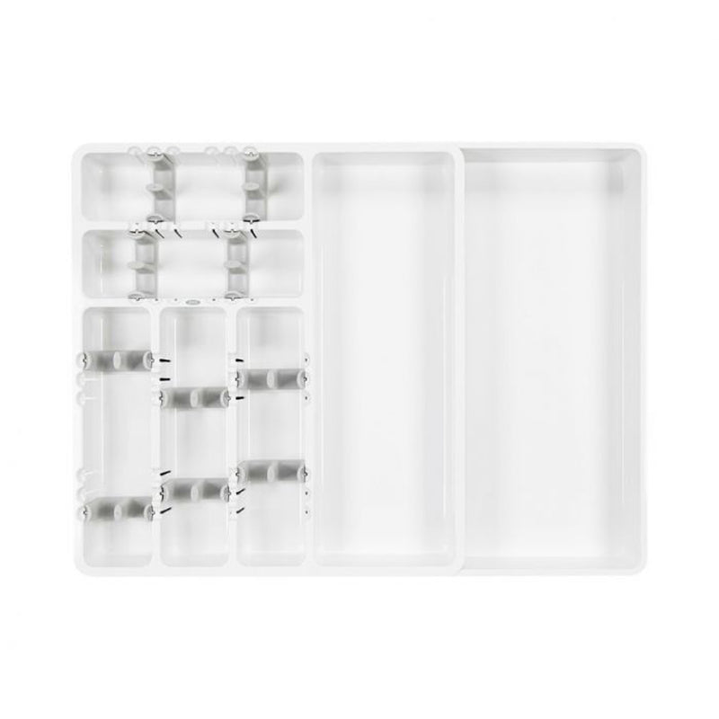 OXO Good Grip Large Expandable Utensil Storage Organizer, White (Open Box)