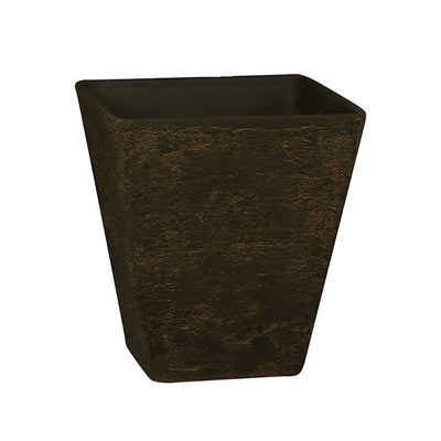 HC Companies 16' Tahoe Outdoor Square Planter Pot, Falcon Brown (Open Box) - VMInnovations