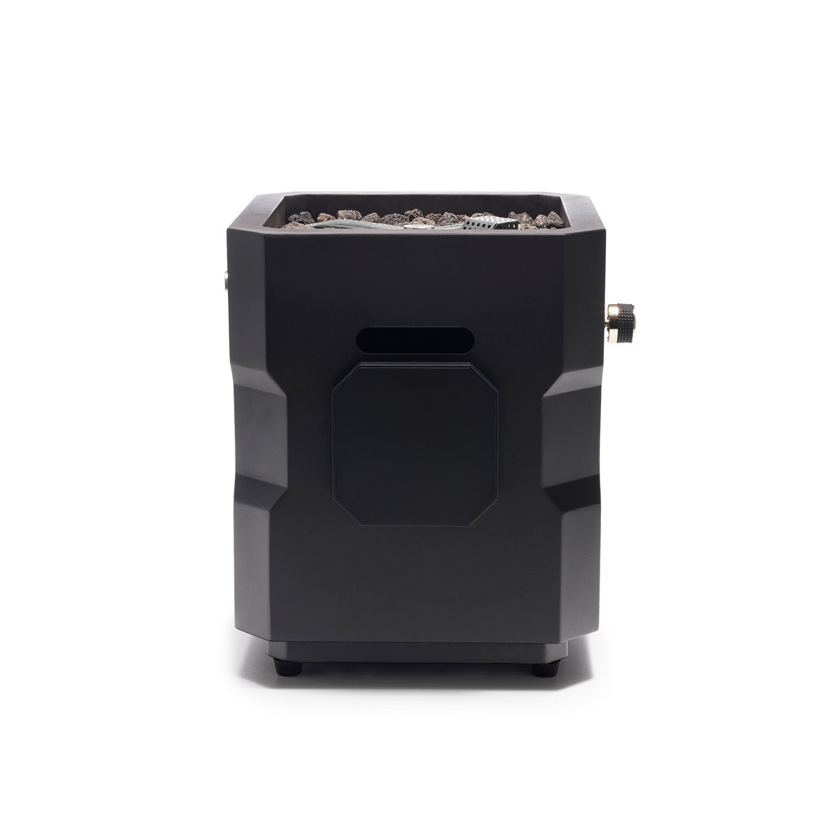 Ukiah Co Tailgater Wireless Fire Pit with Speaker Sound System, Black (Open Box)
