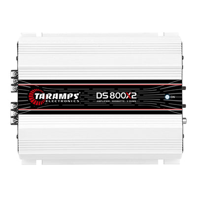 Taramps 800 Watt Car Audio System Amplifier with QPower Amp Installation Kit