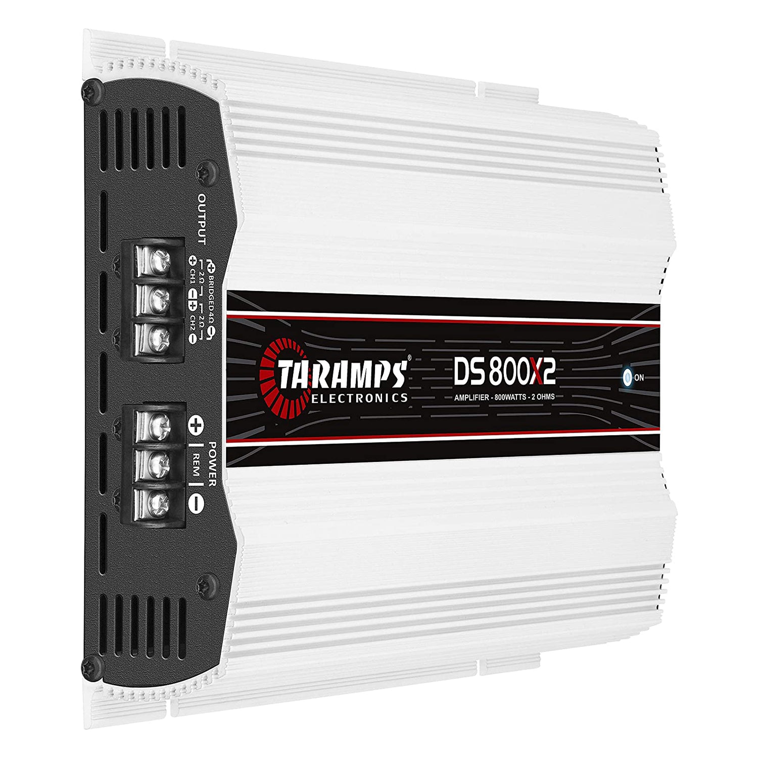 Taramps 800 Watt Car Audio System Amplifier with QPower Amp Installation Kit
