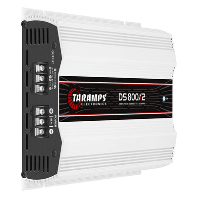 Taramps 800 Watt Car Audio System Amplifier with QPower Amp Installation Kit