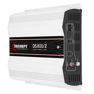 Taramps 800 Watt Car Audio System Amplifier with QPower Amp Installation Kit