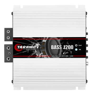 Taramps 1200W Auto Mono Amplifier with QPower Deluxe Car Amp Installation Kit