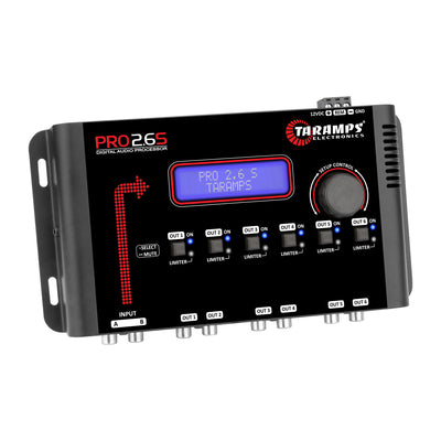 Taramps 900727 Pro 2.6S Audio Digital Processor with QPower Installation Kit
