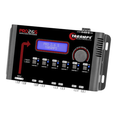 Taramps 900727 Pro 2.6S Audio Digital Processor with Audiopipe Installation Kit