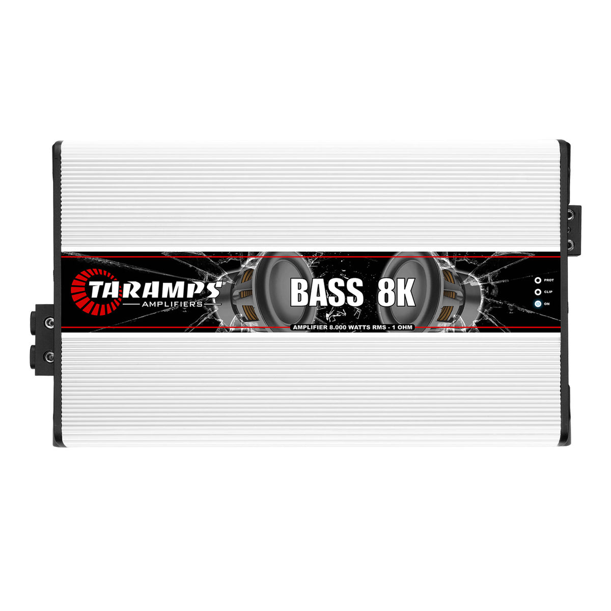 Taramps BASS 8K 8000 Watt RMS Mono Amp and QPower Amplifier Installation Kit