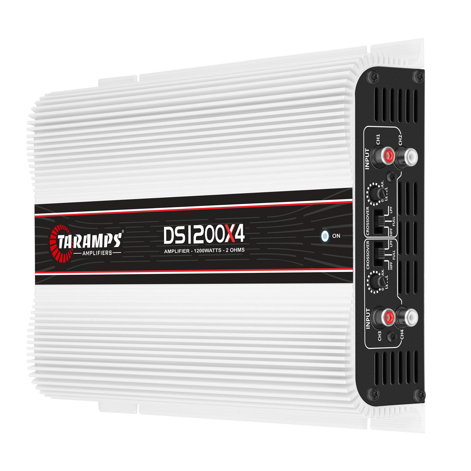 Taramps DS 1200X4 Car Audio 4 Channel Amplifier with QPower Installation Kit