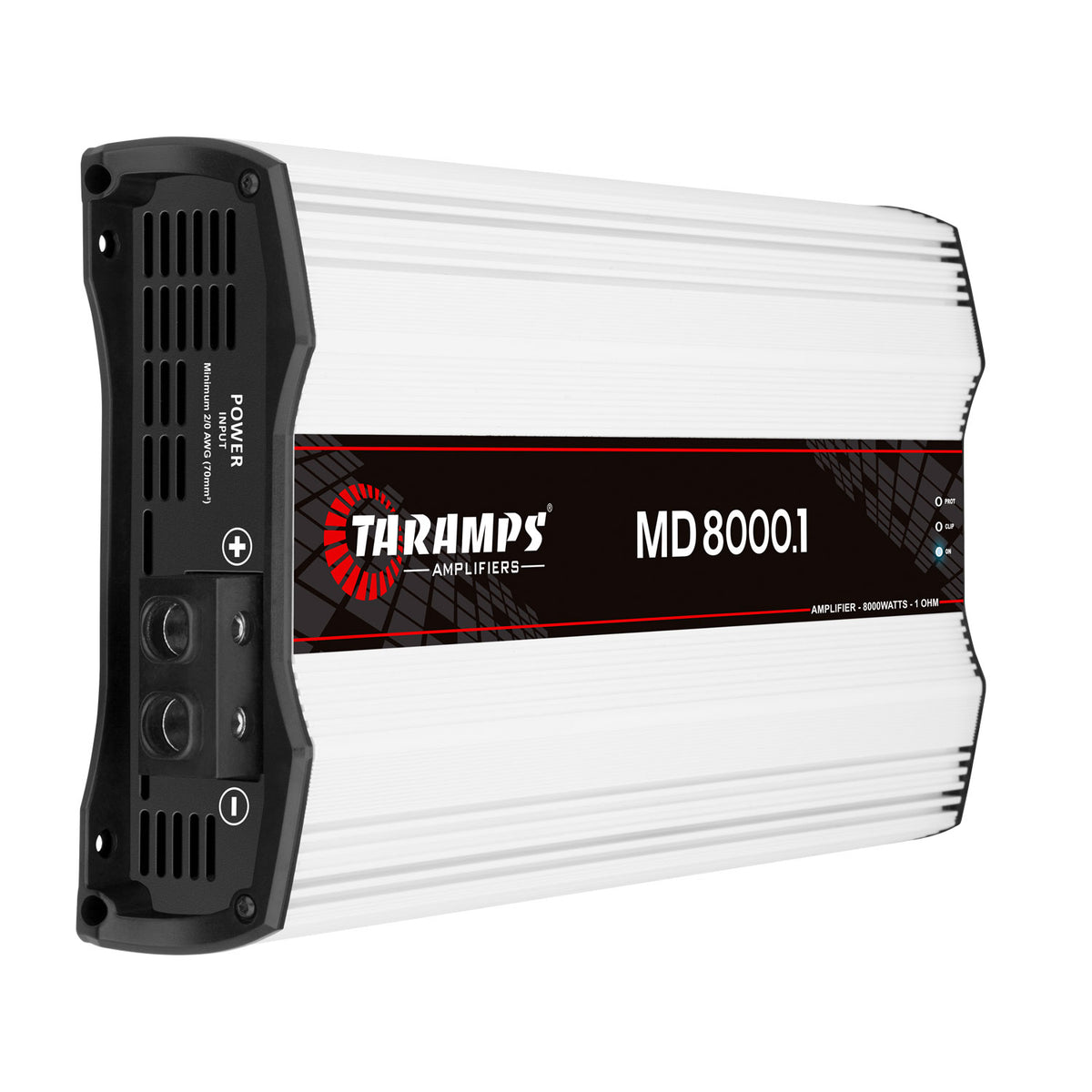 Taramps MD 8000 Watt RMS 1 Ohm Monoblock Amp and QPower Amplifier Install Kit
