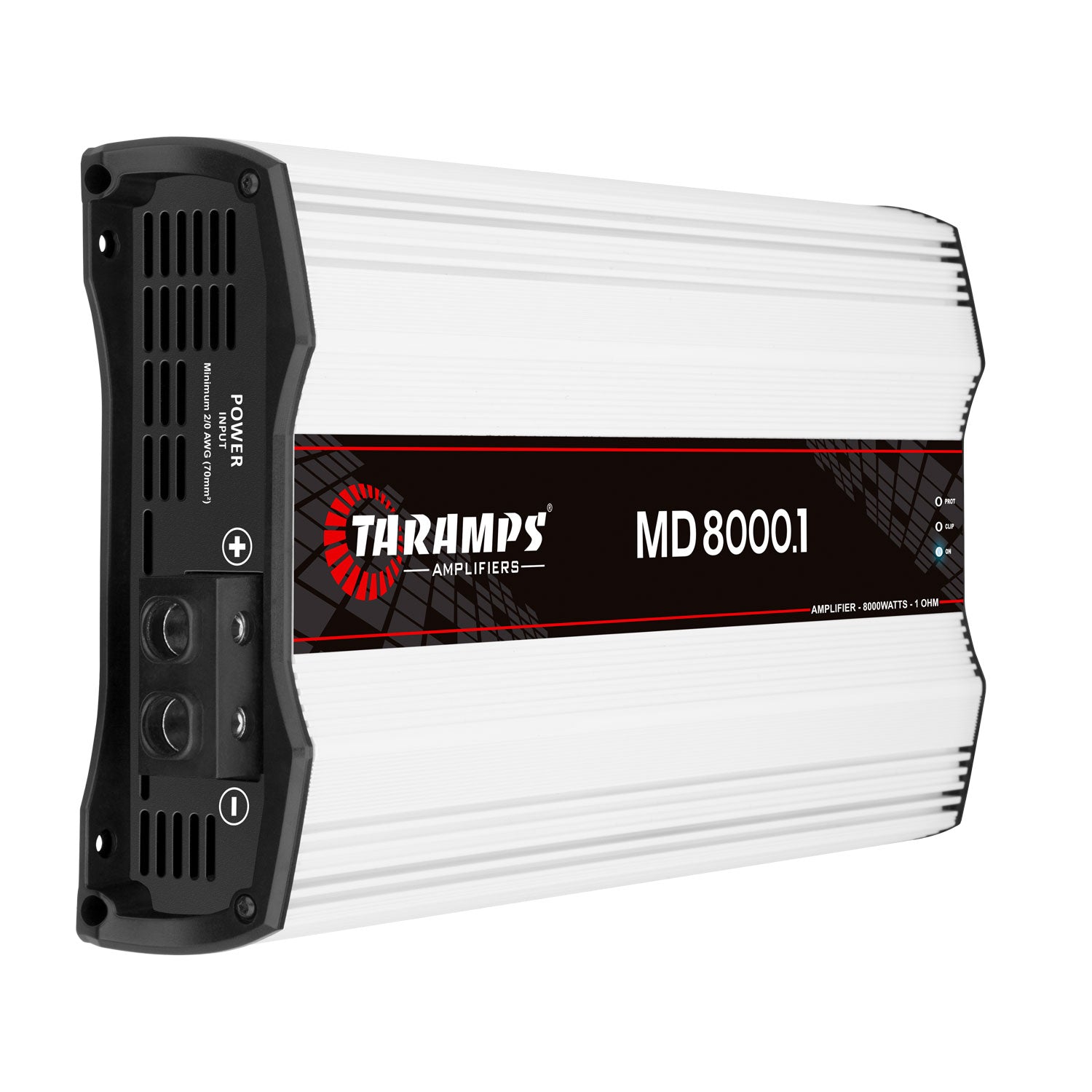 Taramps MD 8000 Watt RMS 1 Ohm Monoblock Amp and QPower Amplifier Install Kit