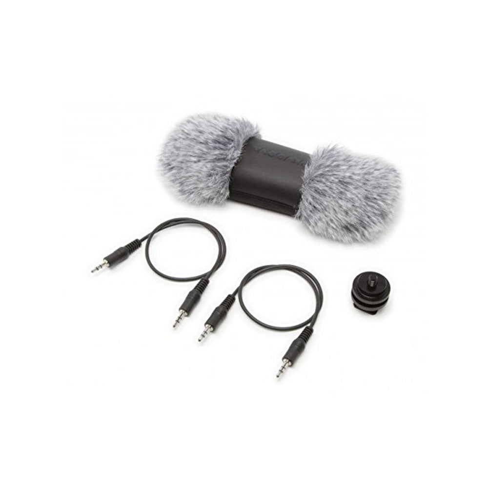 Tascam 4-track PCM Audio Recorder + DSLR Accessory Kit + Studio Headphones