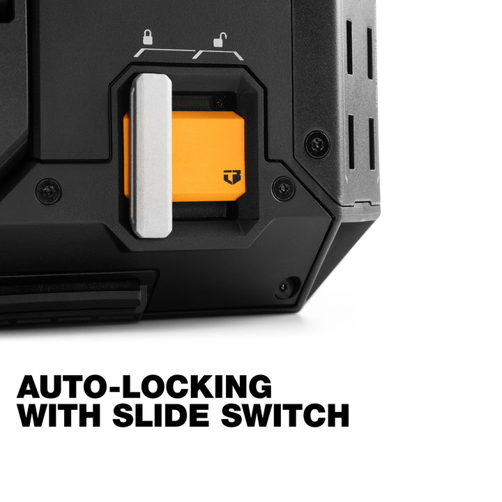 ToughBuilt StackTech Tool Box, Durable Plastic Storage Organizer, (Open Box) - VMInnovations