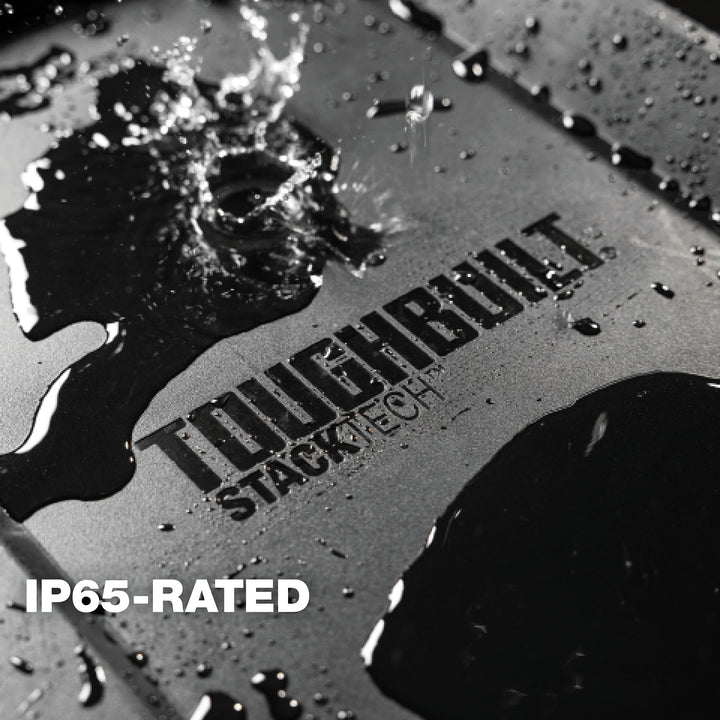 ToughBuilt StackTech Tool Box, Durable Plastic Storage Organizer, (Open Box) - VMInnovations