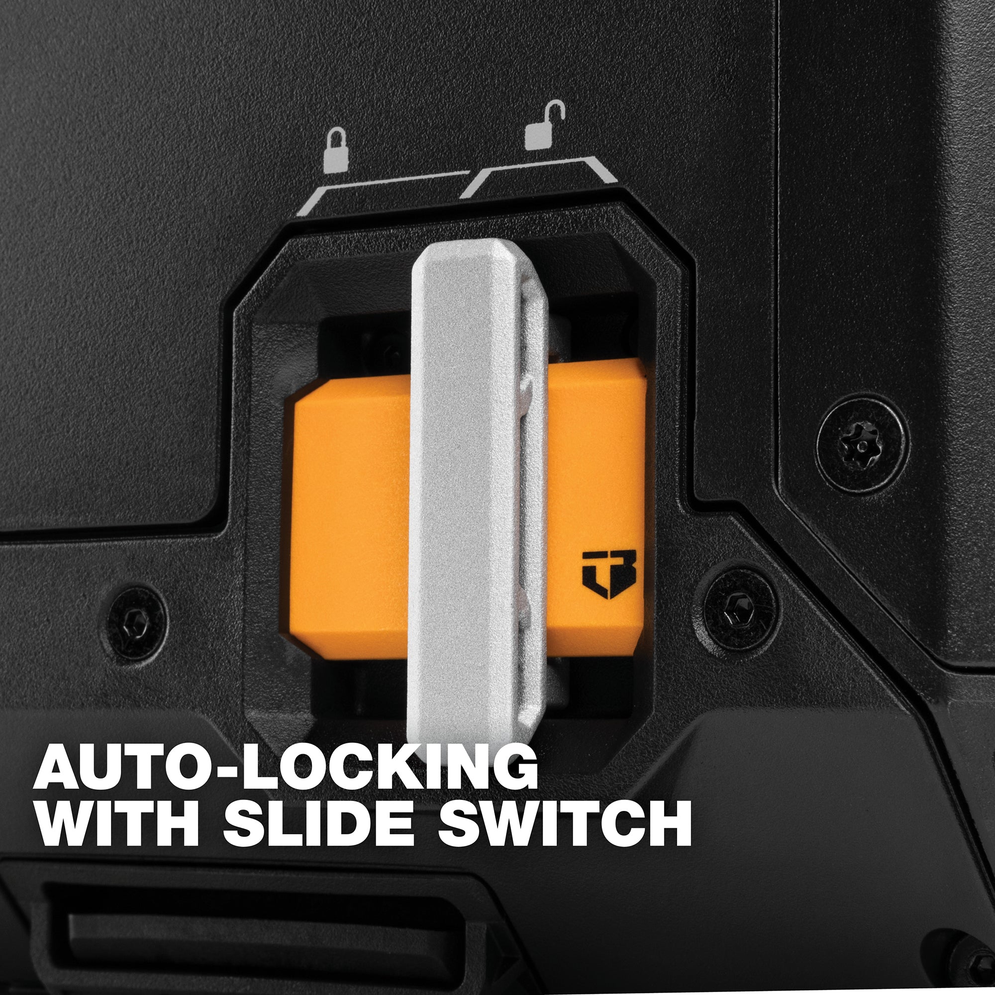 ToughBuilt StackTech Compact Tool Box Lockable Organizer with Removable Tray - VMInnovations