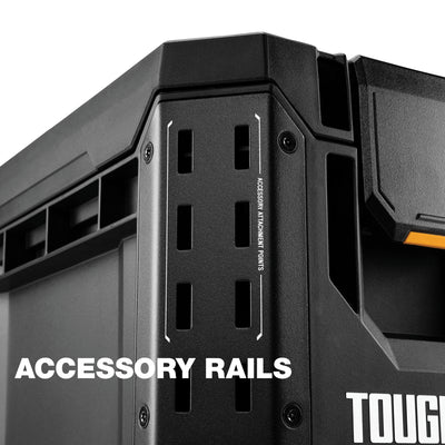 ToughBuilt Compact Tool Box Lockable Organizer w/Removable Tray (Open Box)