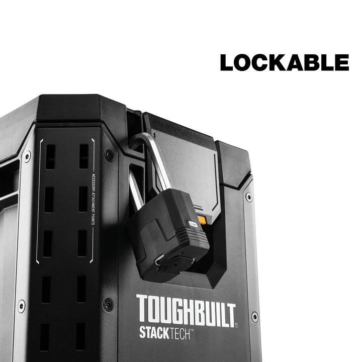 ToughBuilt Compact Tool Box Lockable Organizer w/Removable Tray (Open Box)