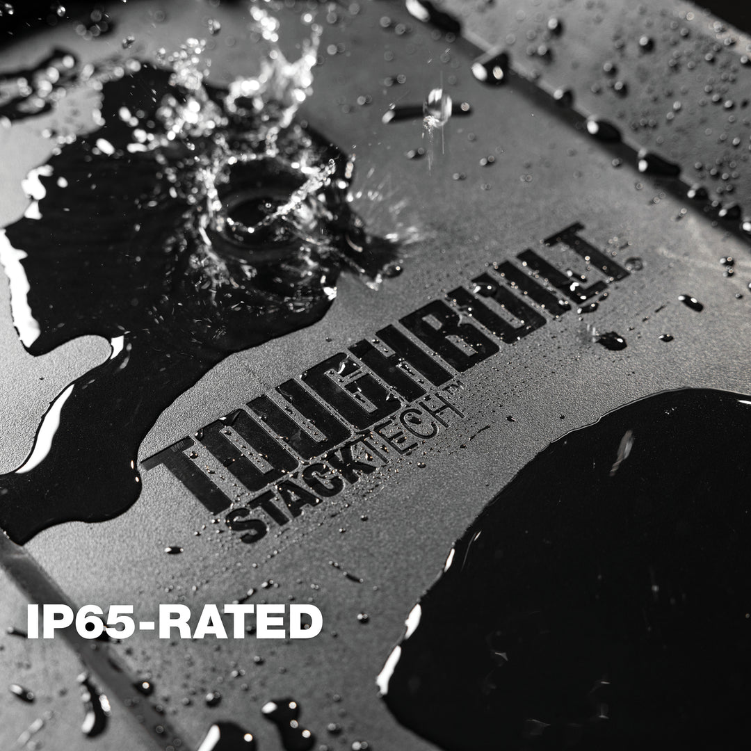 ToughBuilt XL Tool box Organizer with Lock and Removable Tray, Black (Open Box) - VMInnovations