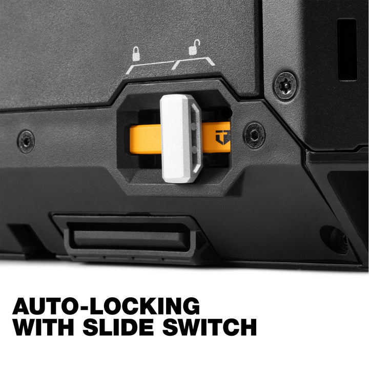 ToughBuilt StackTech 1-Drawer Tool Box, Durable Plastic Storage, Black(Open Box)