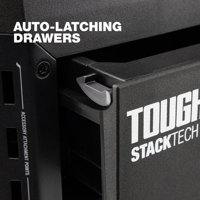 ToughBuilt StackTech 3-Drawer Tool Box, Durable Plastic Organizer (Open Box)