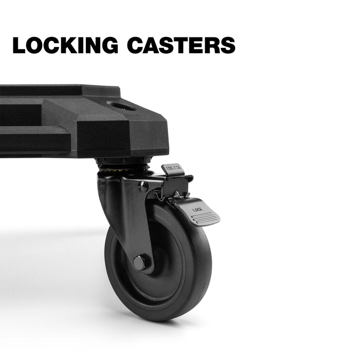 ToughBuilt 4-Wheel Cart, Rolling Dolly for StackTech Tool Boxes & Organizers