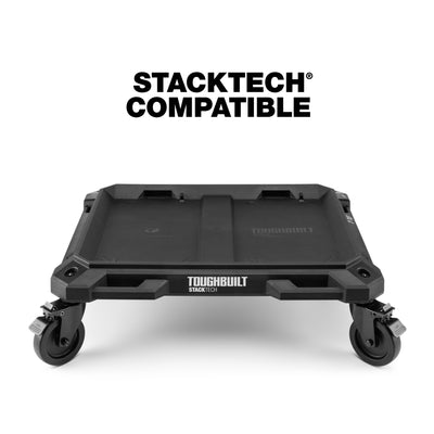 ToughBuilt 4-Wheel Cart, Rolling Dolly for StackTech Tool Boxes (Open Box)